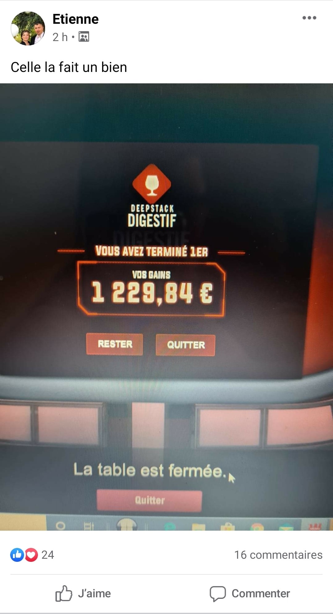 Etienne, un élève YoH ViraL pour un gain de 1 229,84€