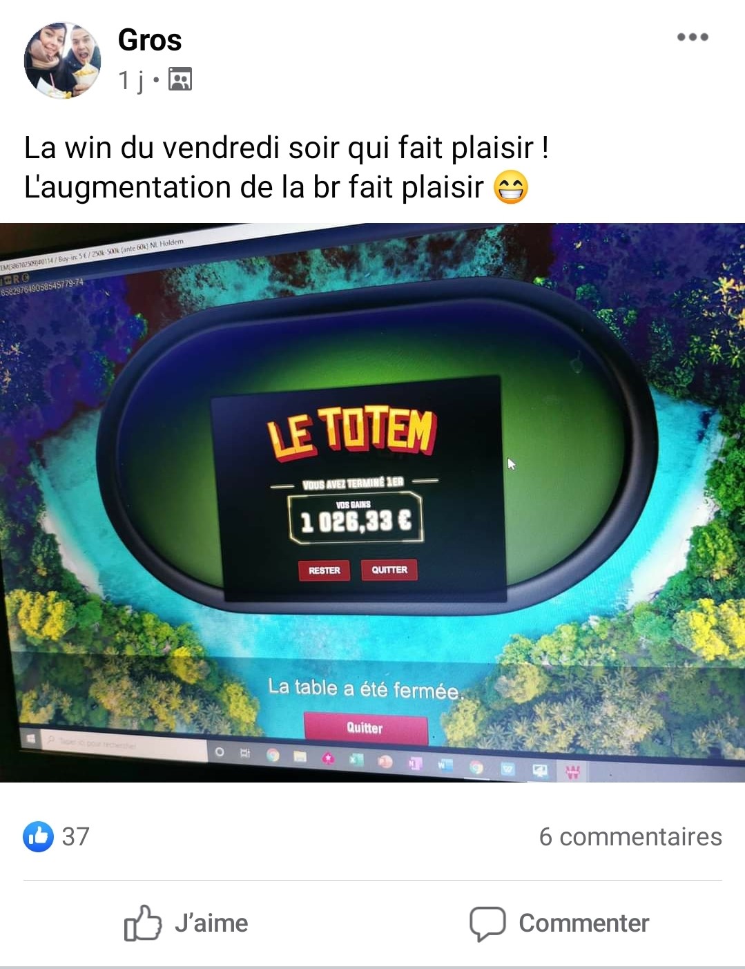 Gros, un élève de YoH ViraL