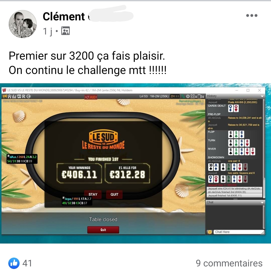 Clément, un membre de YoH ViraL et du challenge MTT