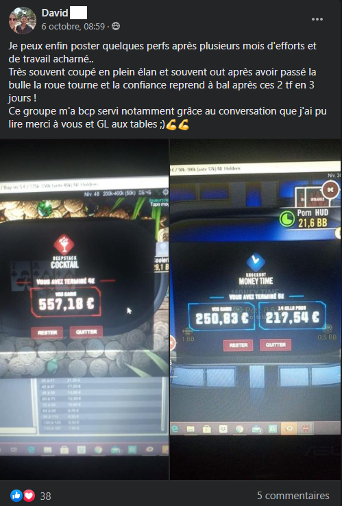 David, un élève de YoH ViraL