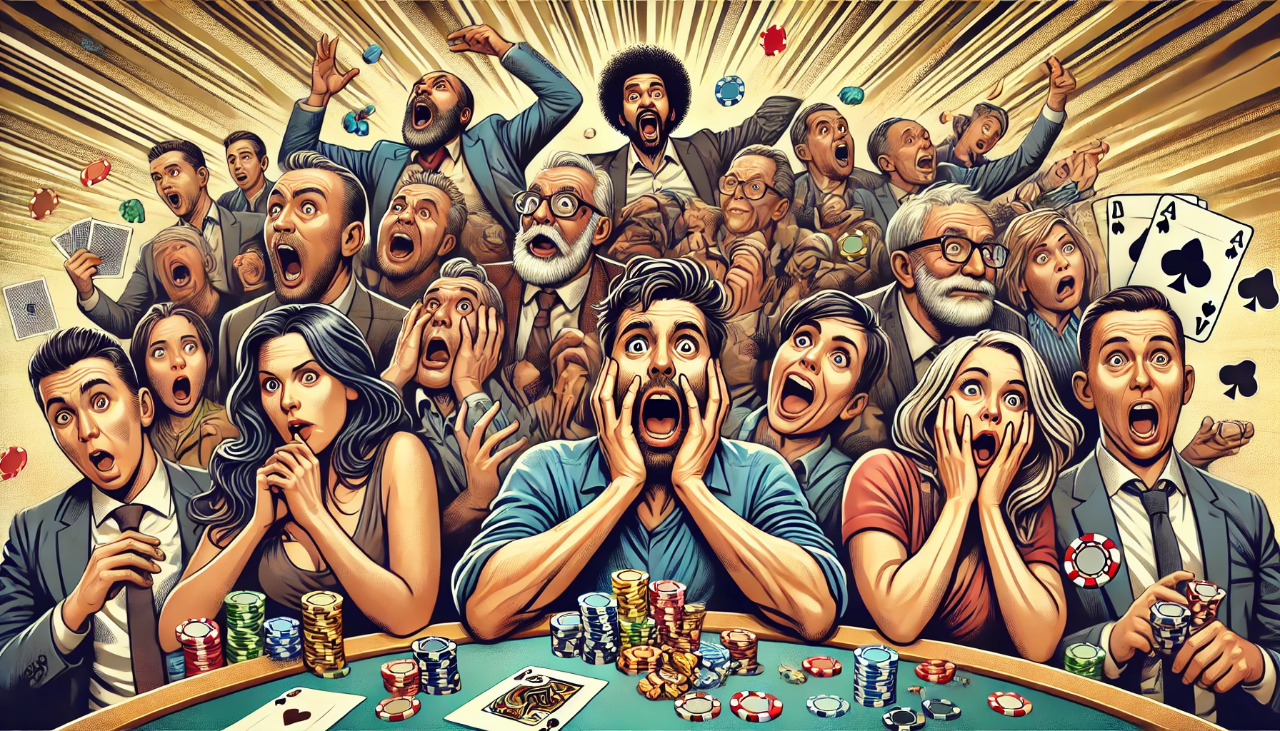 La réaction des gens quand tu leur dis que tu joues au poker