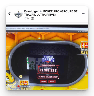 Résultat élève PokerPro 3